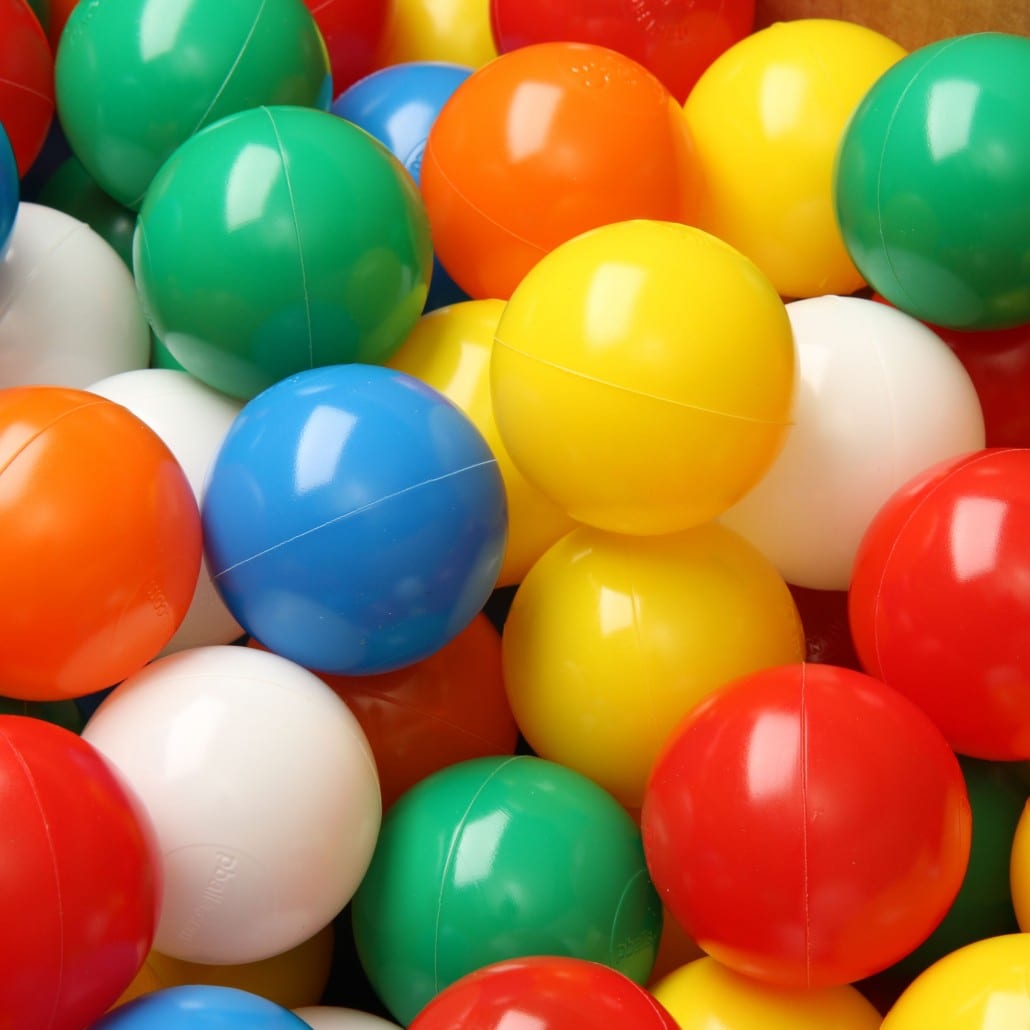 Bälle für Ballbad FARBIG (á 500 Bälle)