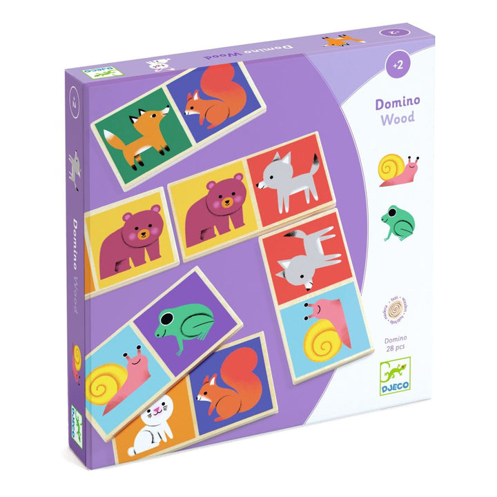 Jeu éducatif Domino Bois