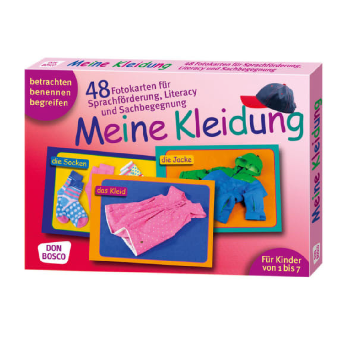 Meine Kleidung - 48 Fotokarten für Sprachförderung, Literacy und Sachbegegnung 48 Fotokarten mit Begleitheft. Betrachten. Benennen. Begreifen.
