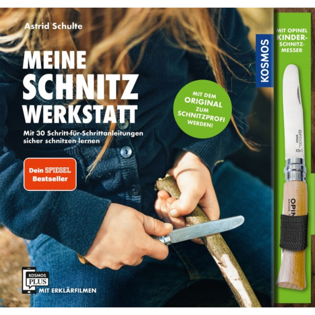 Meine Schnitzwerkstatt - Mit 30 Schritt-für-Schrittanleitungen sicher schnitzen lernen - DER SCHNITZBESTSELLER MIT original OPINELMESSER