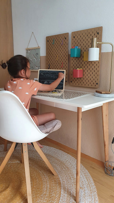 Holz-Laptop mit Magnet-Tafel