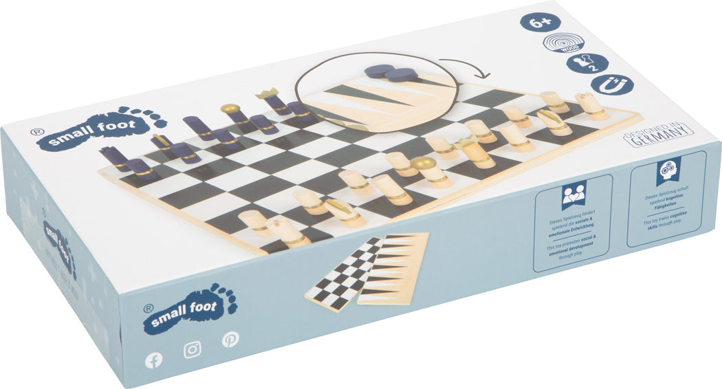 Schach und Backgammon "Gold Edition"