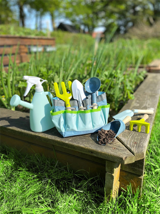 Garden bag with garden tools 