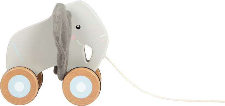 Pull-along elephant with crackling ears