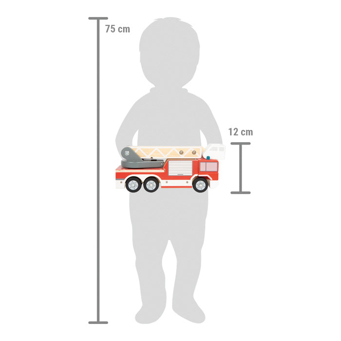 Feuerwehr mit Drehleiter