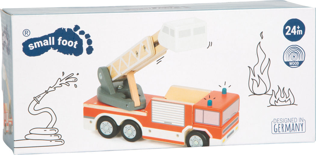 Feuerwehr mit Drehleiter