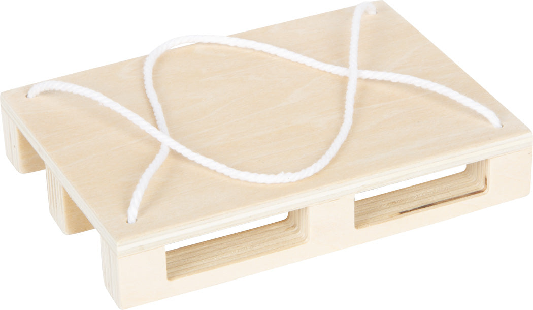 Kranwagen mit Palette