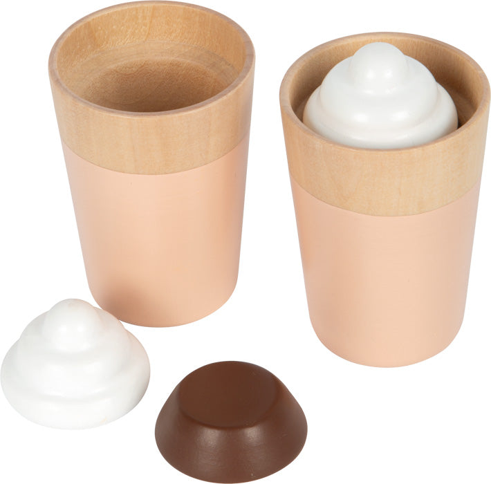 Kaffeemaschinen-Set grau „tasty“