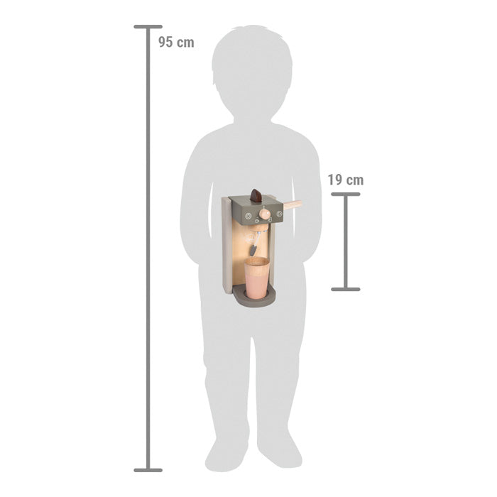 Kaffeemaschinen-Set grau „tasty“