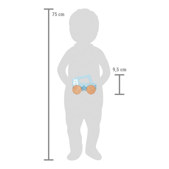 Schiebeauto für Kinder (blau/rosa)