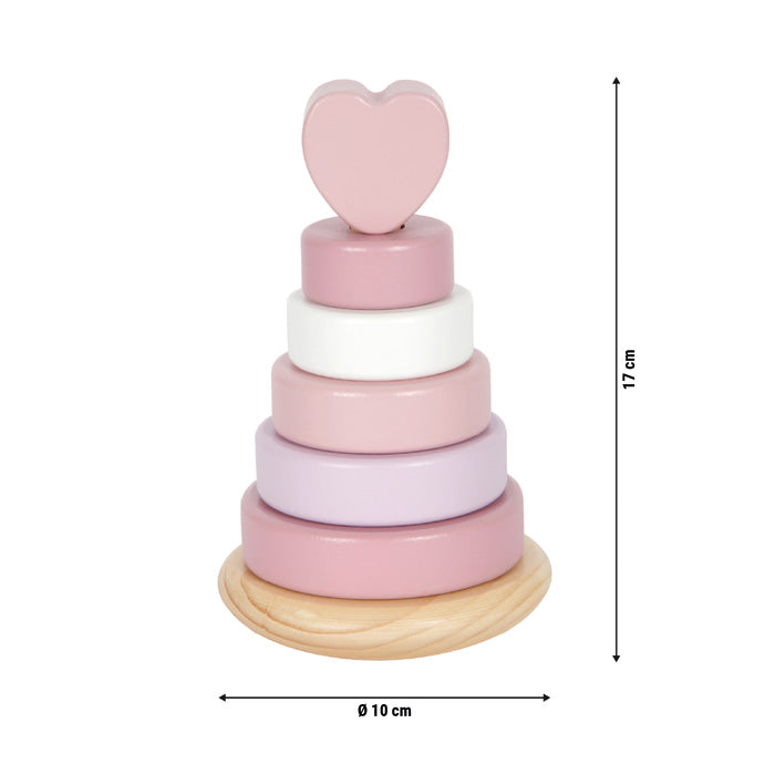Stapelturm rosa