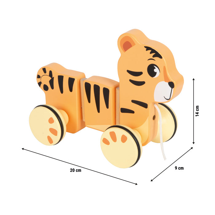 Jouet à tirer Tigre « Safari »