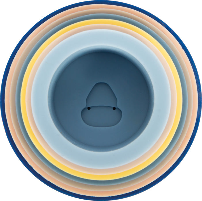 Gobelets empilables en silicone