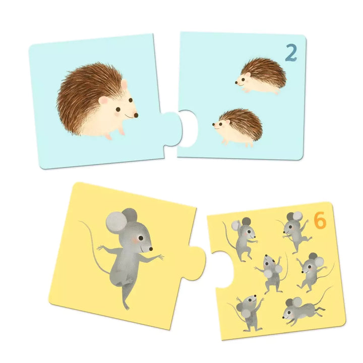 Assoziationspuzzle: PUZZLE DUO: TIERBABYS