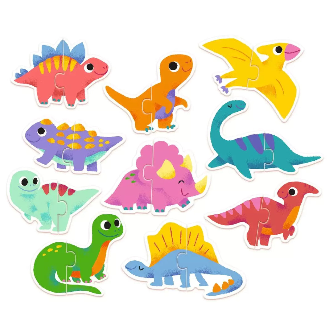 Assoziationspuzzle: Puzzle Duo: Dinos