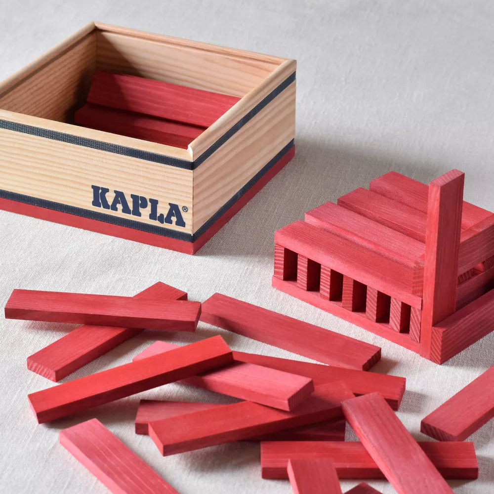 KAPLA – 40er Quadrate (Rot)