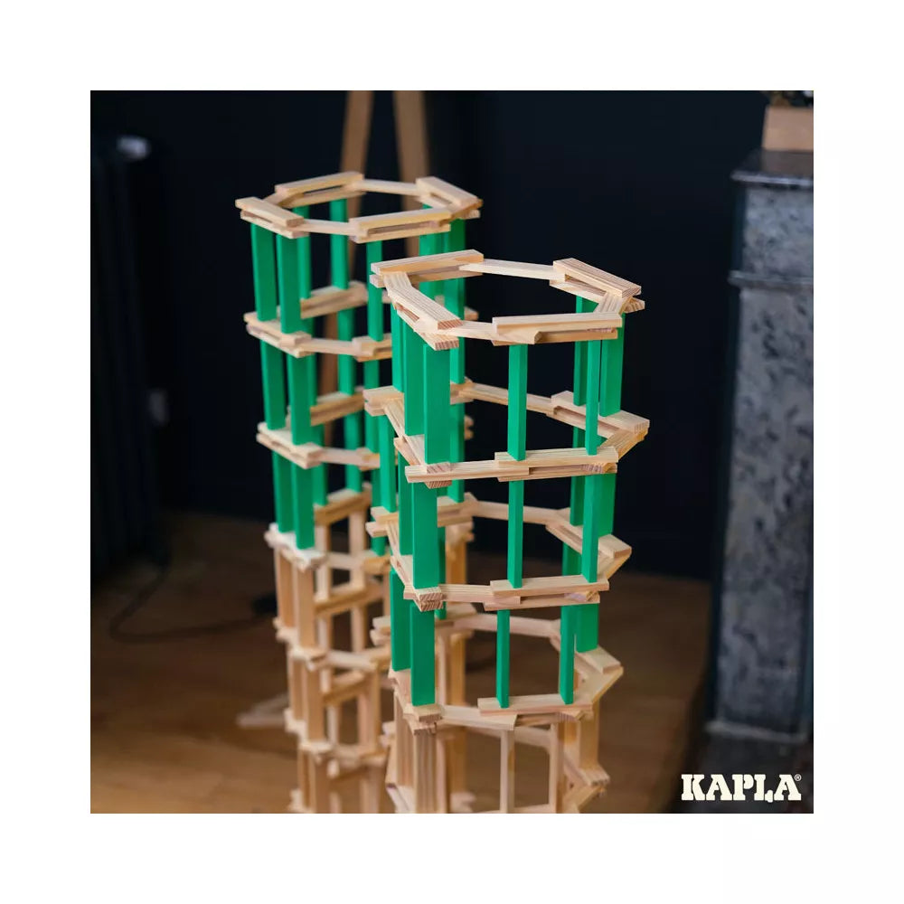 KAPLA – 40er Quadrate (Hellgrün)