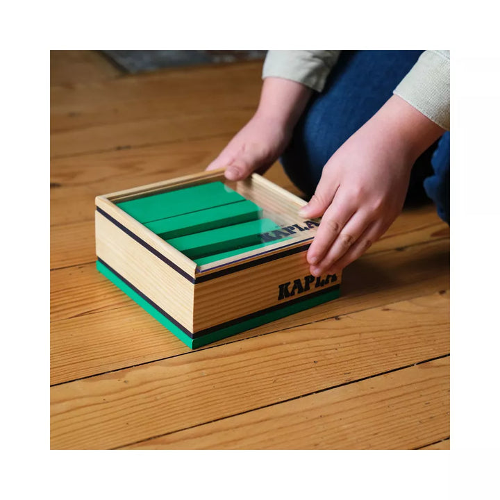 KAPLA – 40er Quadrate (Hellgrün)