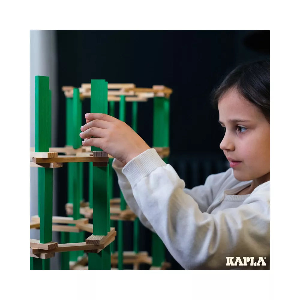 KAPLA – 40er Quadrate (Hellgrün)