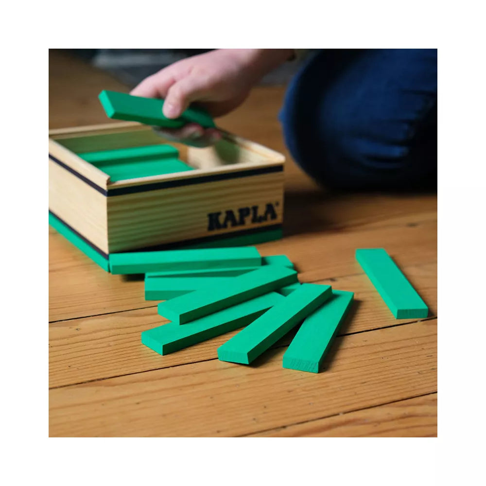 KAPLA – 40er Quadrate (Hellgrün)