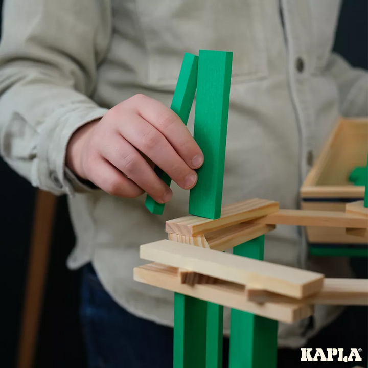 KAPLA – 40er Quadrate (Hellgrün)