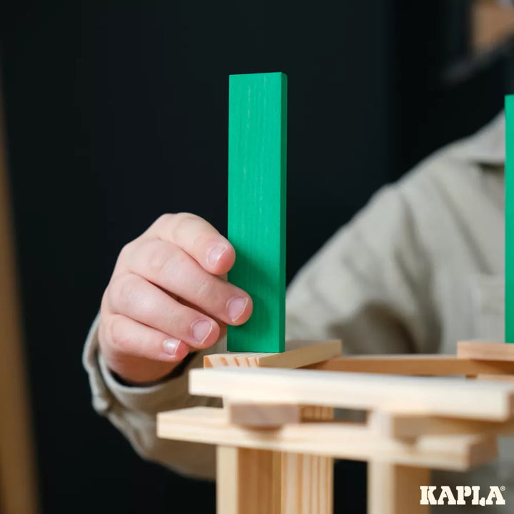 KAPLA – 40er Quadrate (Hellgrün)