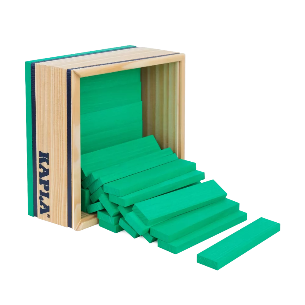 KAPLA – 40er Quadrate (Hellgrün)