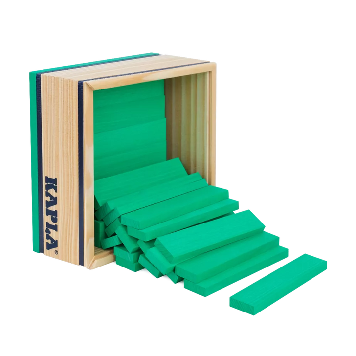 KAPLA – 40er Quadrate (Hellgrün)
