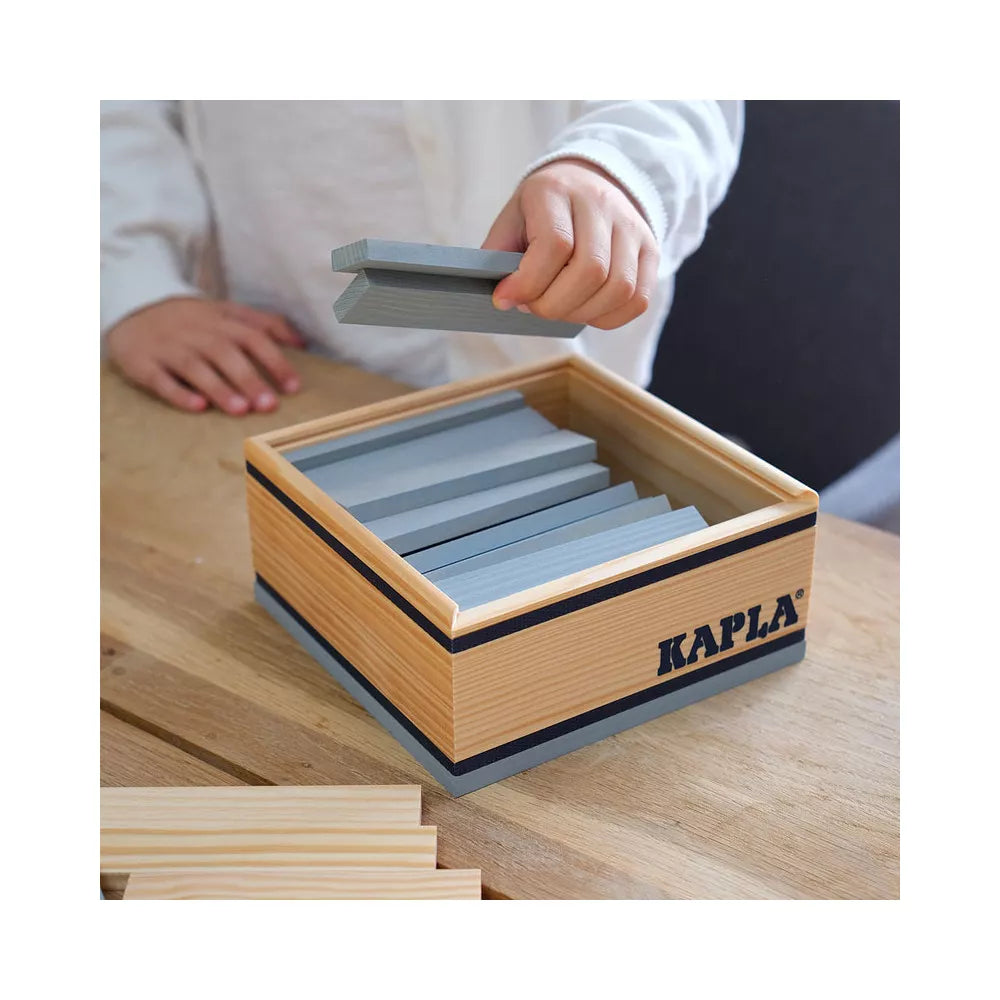 KAPLA – 40er Quadrate (Grau)