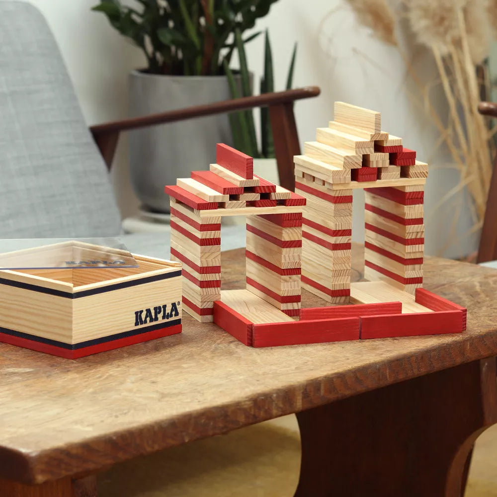 KAPLA – 40er Quadrate (Rot)