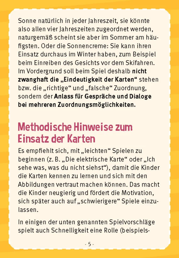 Was passt in welche Jahreszeit? Denk- und Legespiele für Kinder von 3 bis 5 – Frühling, Sommer, Herbst und Winter