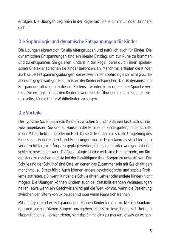 Der Schulstress hat Pause. 30 Bildkarten für Grundschulkinder von 6 bis 10 Übungen für Entspannung und Konzentration