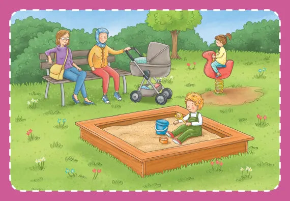 Wie viele sind wir hier? Bildergeschichten zum Zählen und Rechnen lernen für Kinder von 3 bis 8