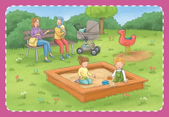 Wie viele sind wir hier? Bildergeschichten zum Zählen und Rechnen lernen für Kinder von 3 bis 8