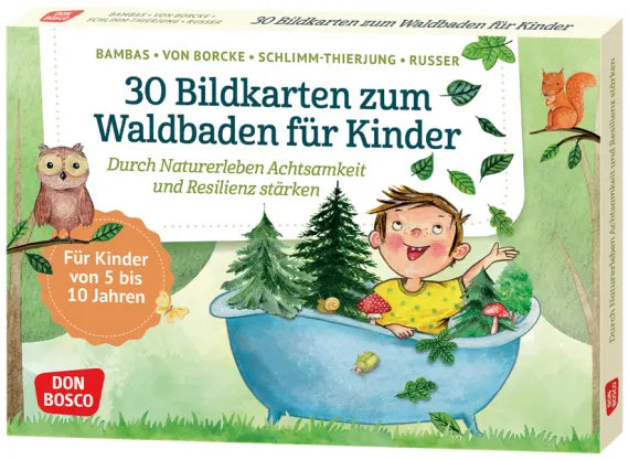 30 Bildkarten zum Waldbaden für Kinder Durch Naturerleben Achtsamkeit und Resilienz stärken