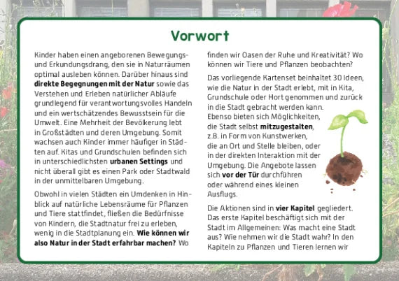 Draußen in der Stadt! Natur erleben mit Kindern. 30 Ideen und Spiele für Straßen, Parks und Hinterhöfe
