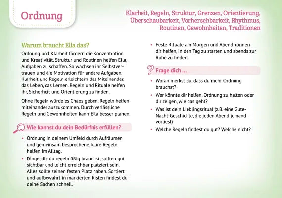 Bedürfnisse wahrnehmen, beschreiben und verstehen mit Eddie und Ella - 30 Bildkarten für Kinder zum Umgang mit Bedürfnissen