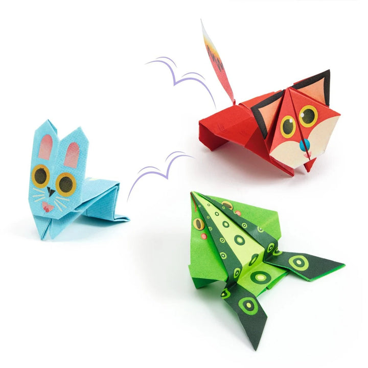 Origami : animaux qui sautent 