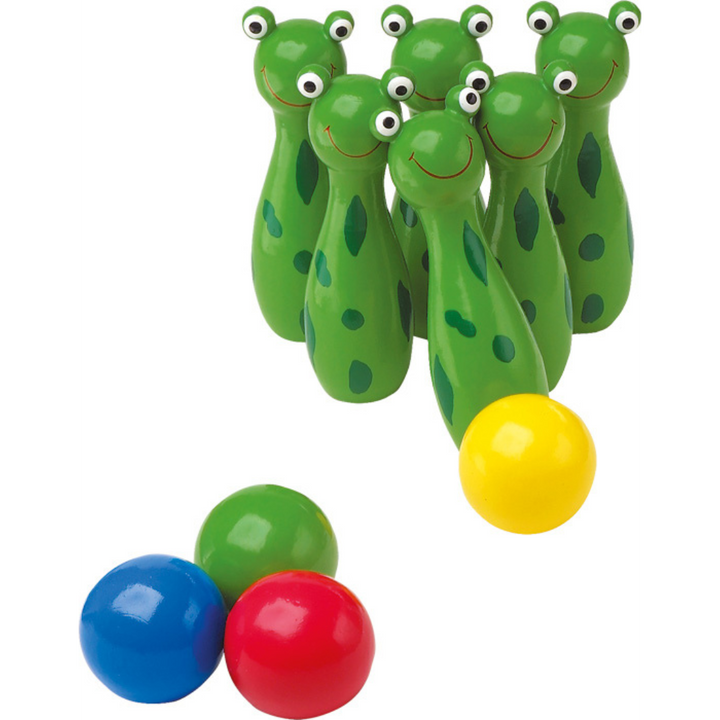 Kegelspiel Frosch