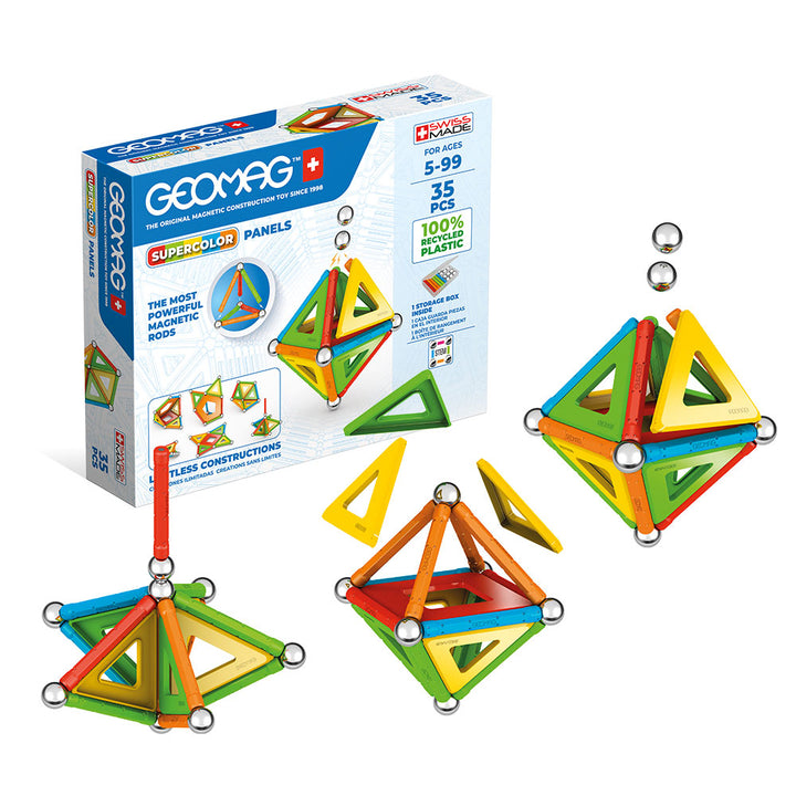 Geomag Classic Supercolor Panels Recycled 35 pcs