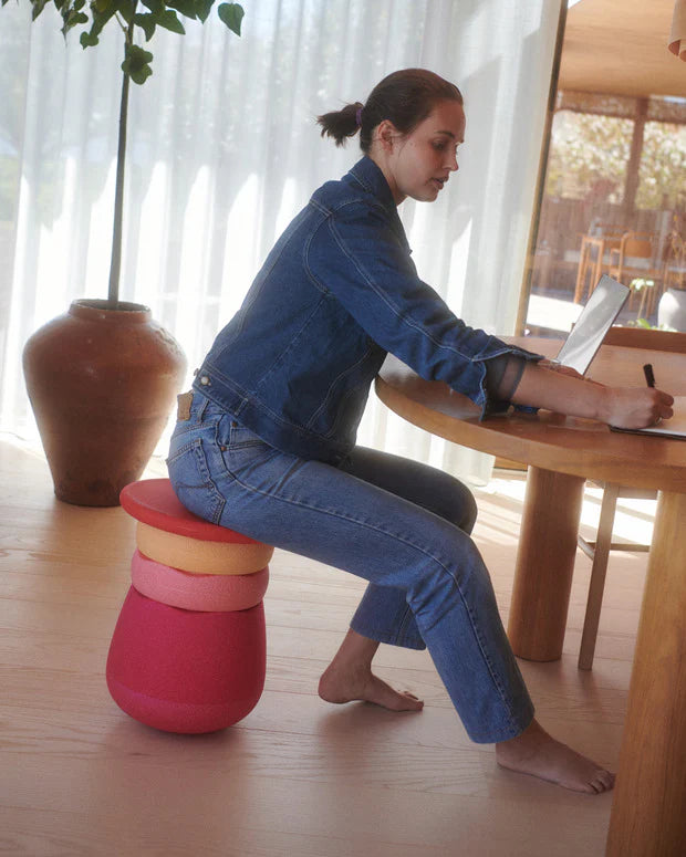 Stapelstein® Dynamic all – Modularer Hocker für Bewegung & Konzentration in jedem Alter - flowers