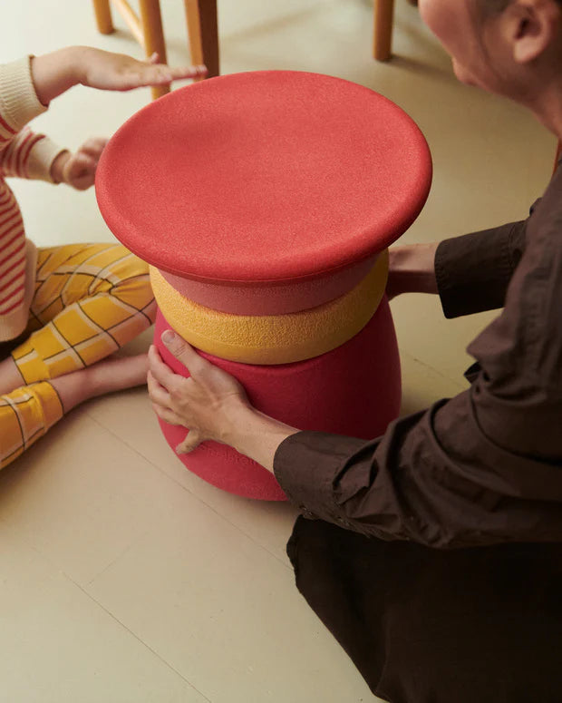 Stapelstein® Dynamic all – Modularer Hocker für Bewegung & Konzentration in jedem Alter - flowers