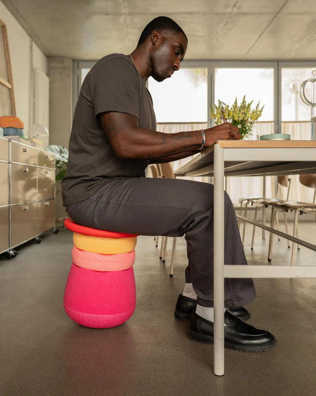 Stapelstein® Dynamic all – Modularer Hocker für Bewegung & Konzentration in jedem Alter - flowers