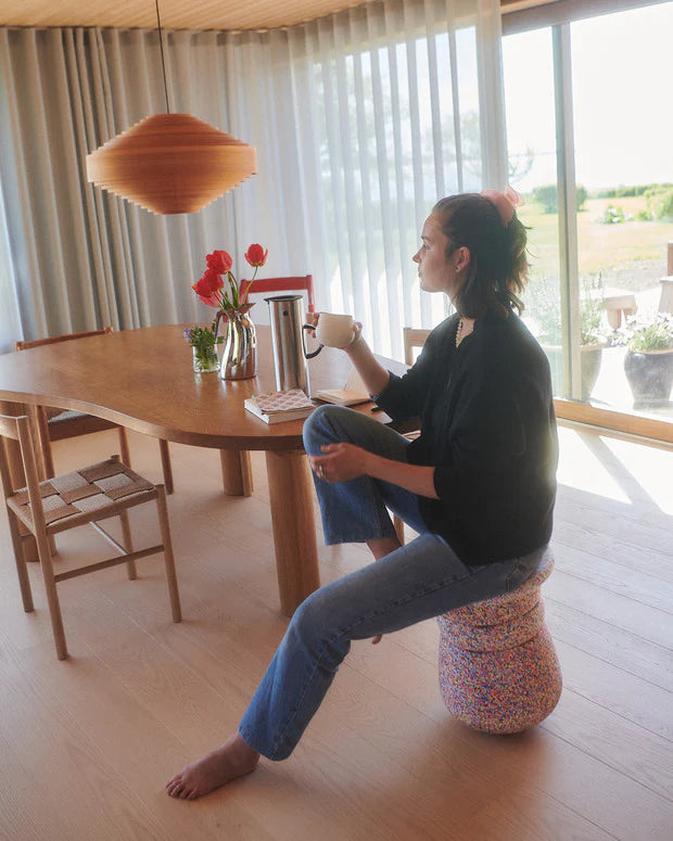 Stapelstein® Dynamic all – Modularer Hocker für Bewegung & Konzentration in jedem Alter - super confetti