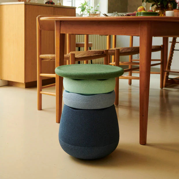 Stapelstein® Dynamic all – Modularer Hocker für Bewegung & Konzentration in jedem Alter - water & greens