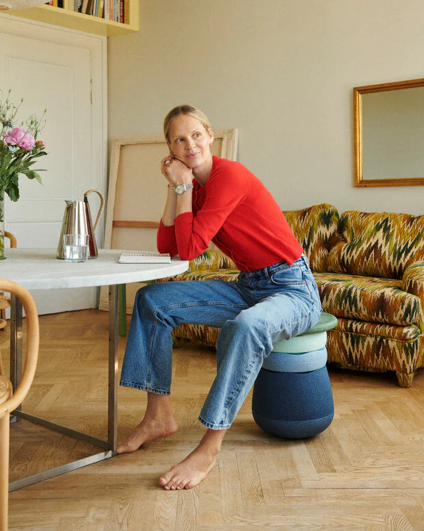 Stapelstein® Dynamic all – Modularer Hocker für Bewegung & Konzentration in jedem Alter - water & greens