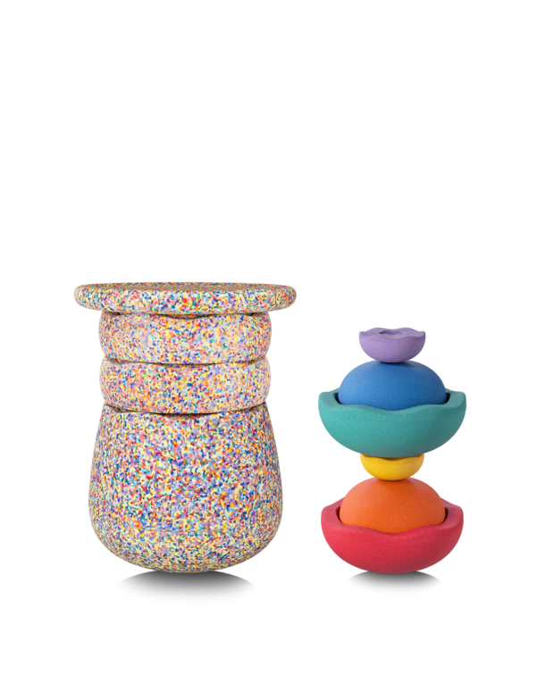 Stapelstein® Dynamic complete – Vollständiges Sitz- & Balance-System für Schule, Therapie & Zuhause