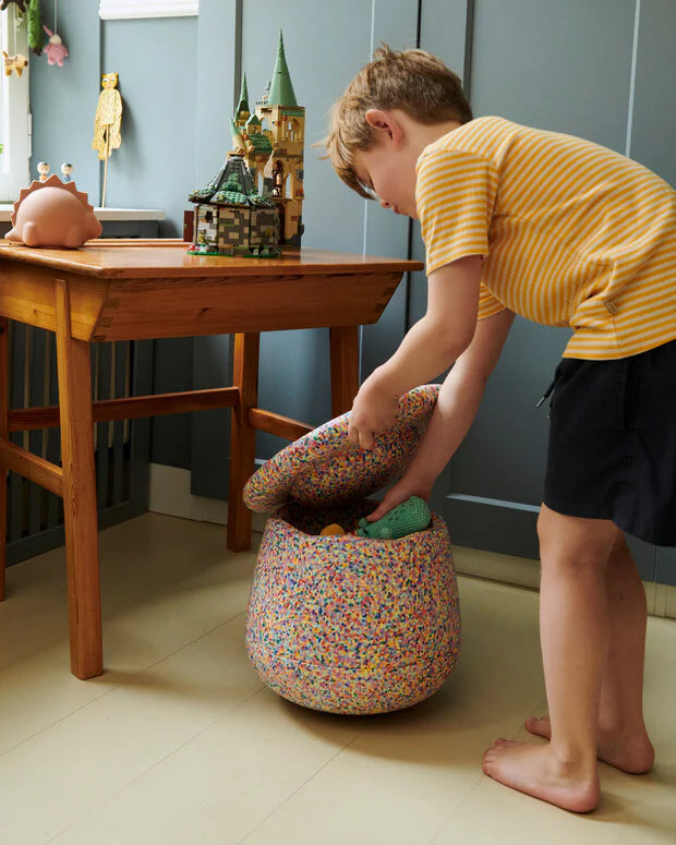 Stapelstein® Dynamic small – Kinderhocker-Set für Balance & Bewegung ab 3 Jahren - super confetti