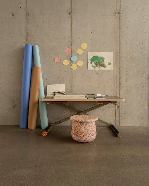 Stapelstein® Dynamic small – Kinderhocker-Set für Balance & Bewegung ab 3 Jahren - super confetti