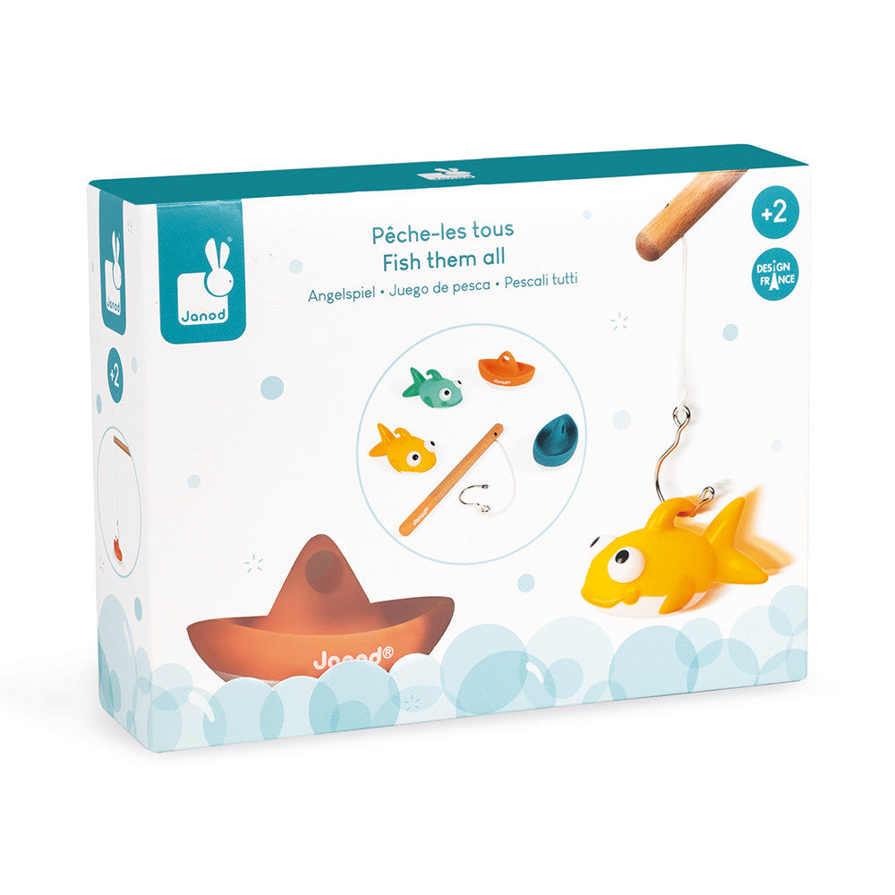 Jeu de pêche pour le bain 4 pièces - JANOD J04715 